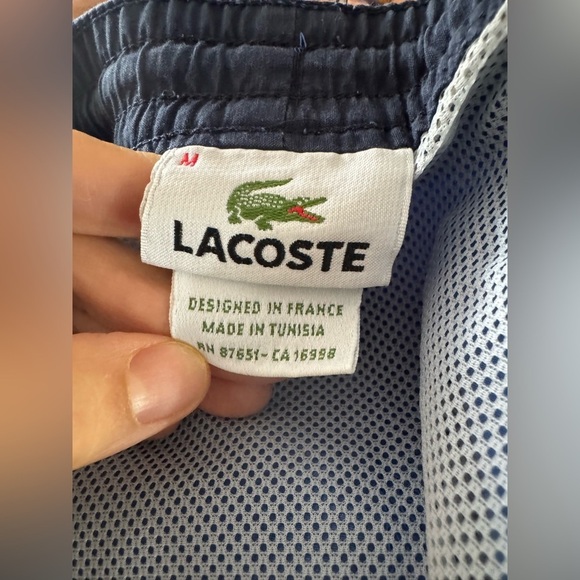 Lacoste Men's Swim Trunks Shorts - Picture 6 of 16